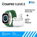 Combo AirTec Pro 2 + Smartwatch Iwo Ultra Compre 1 e Leve