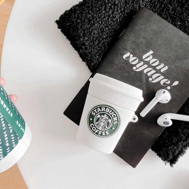 Capinha para Fone de Ouvido Starbucks White - AirTec Pro