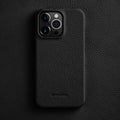 Case Leather Premium - iPhone 14 / Preto