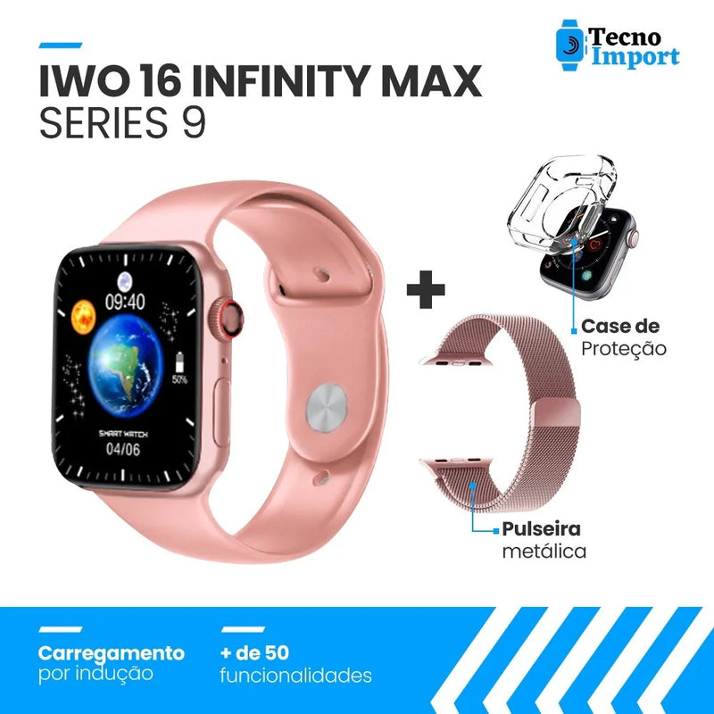 Lançamento Iwo 16 Infinity Max Series 9 + Pulseira