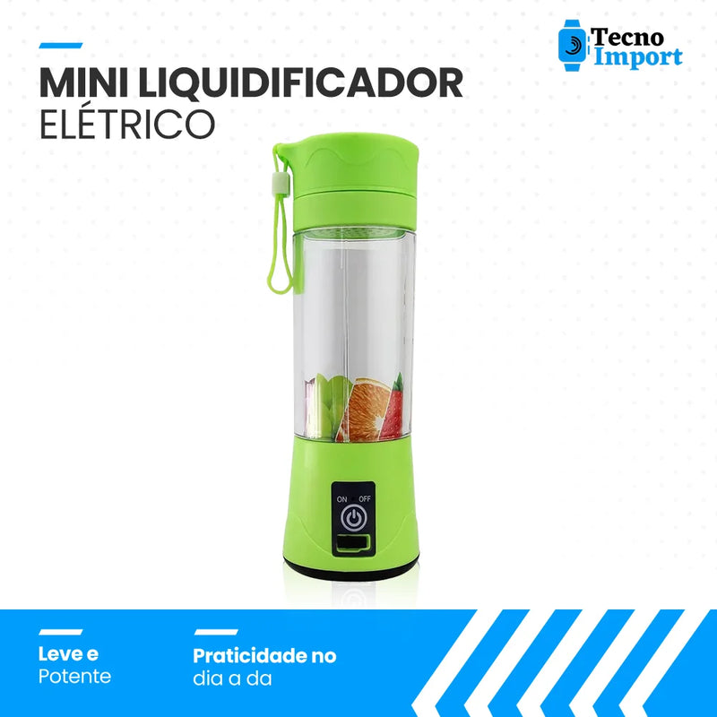 Liquidificador Portátil 6 Lâminas Tecno ® - Verde