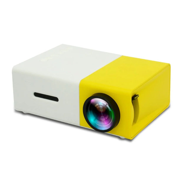 Mini Projetor Led Portátil YG300 HD 1080P - Amarelo 7